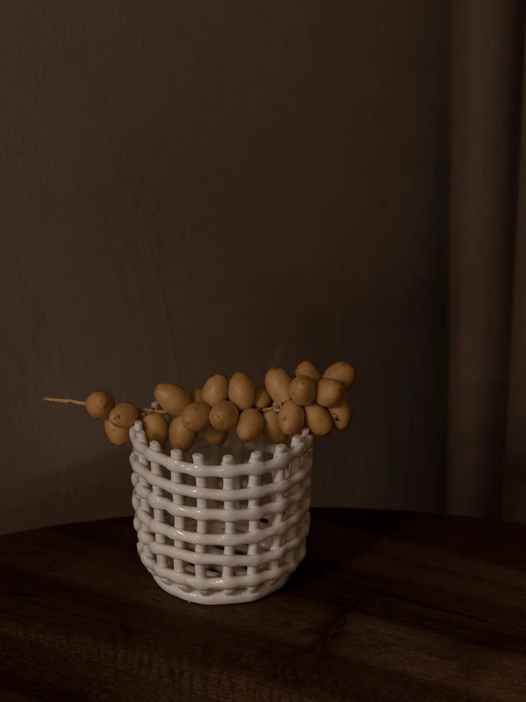 Ceramic Basket by Ferm Living — The Modern Shop