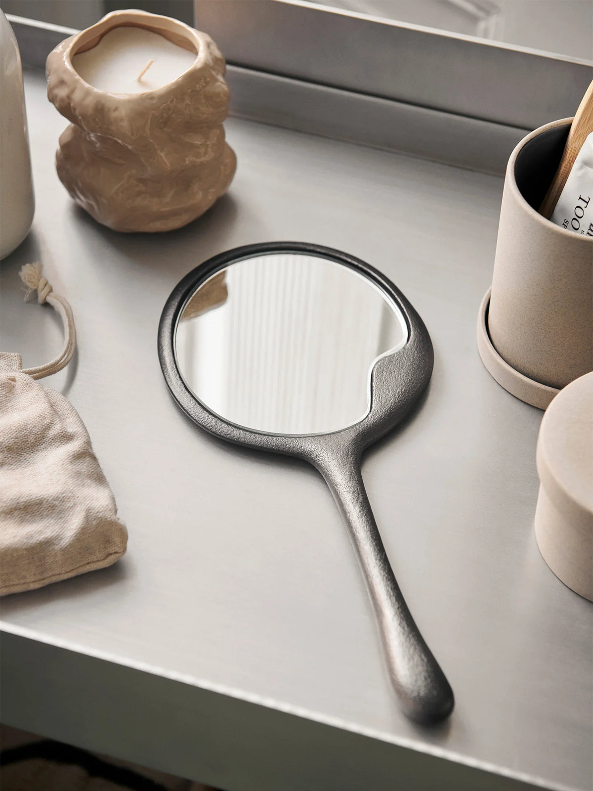 Lava Hand Mirror by Ferm Living