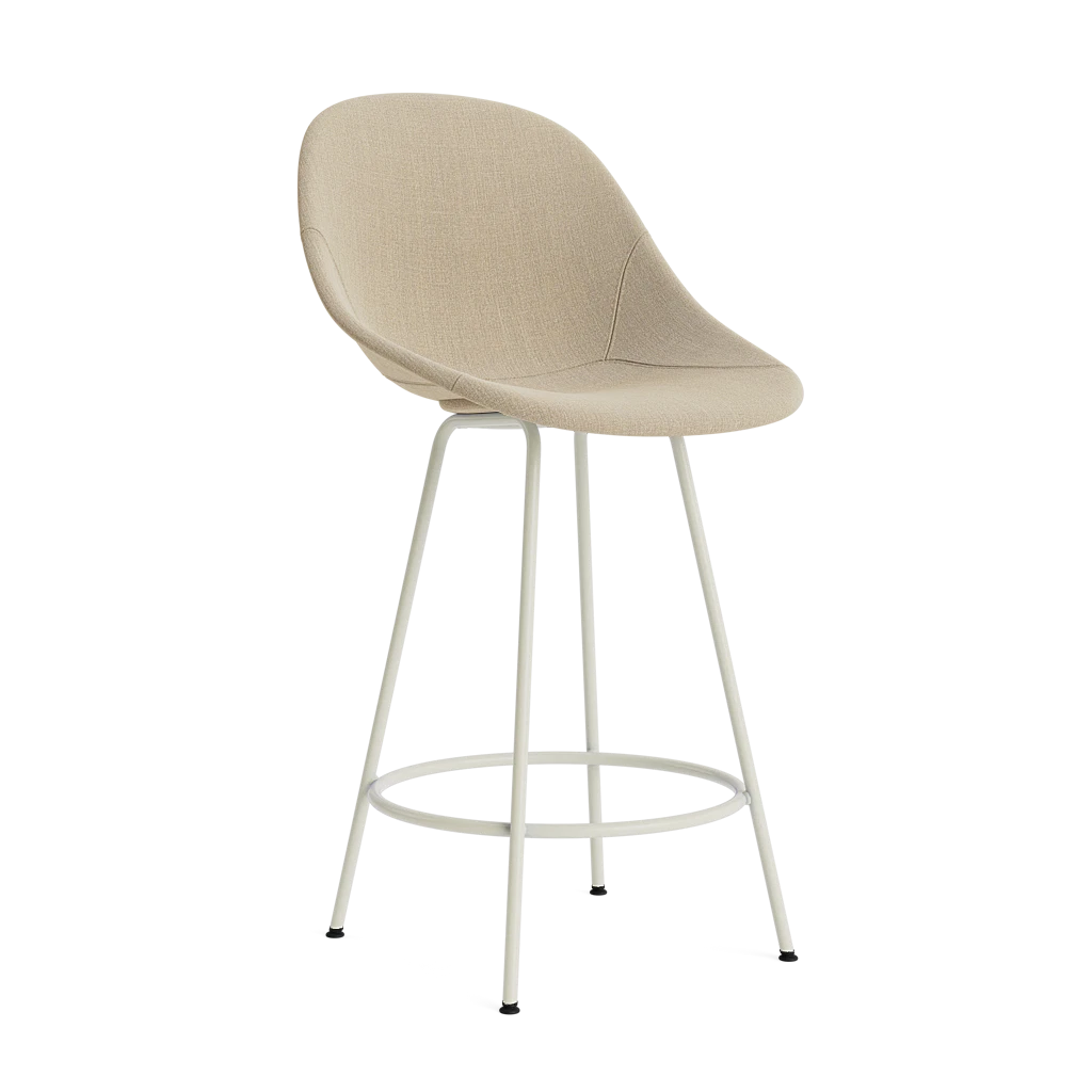 Mat Bar Chair 65 cm Full Upholstery Steel by Normann Copenhagen