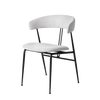 Violin Dining Chair - Fully Upholstered by Gubi
