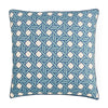 Basketweave Blue Pillow by Jonathan Adler