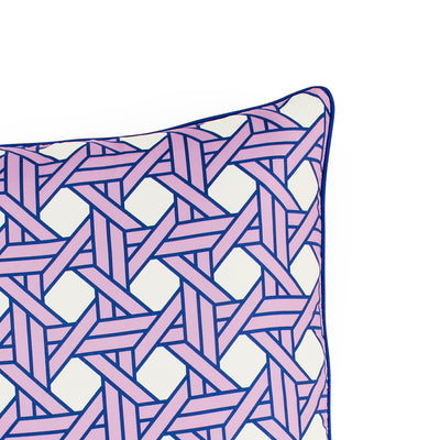 Basketweave Lavender Pillow by Jonathan Adler
