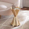 Brass Ripple Accent Table by Jonathan Adler