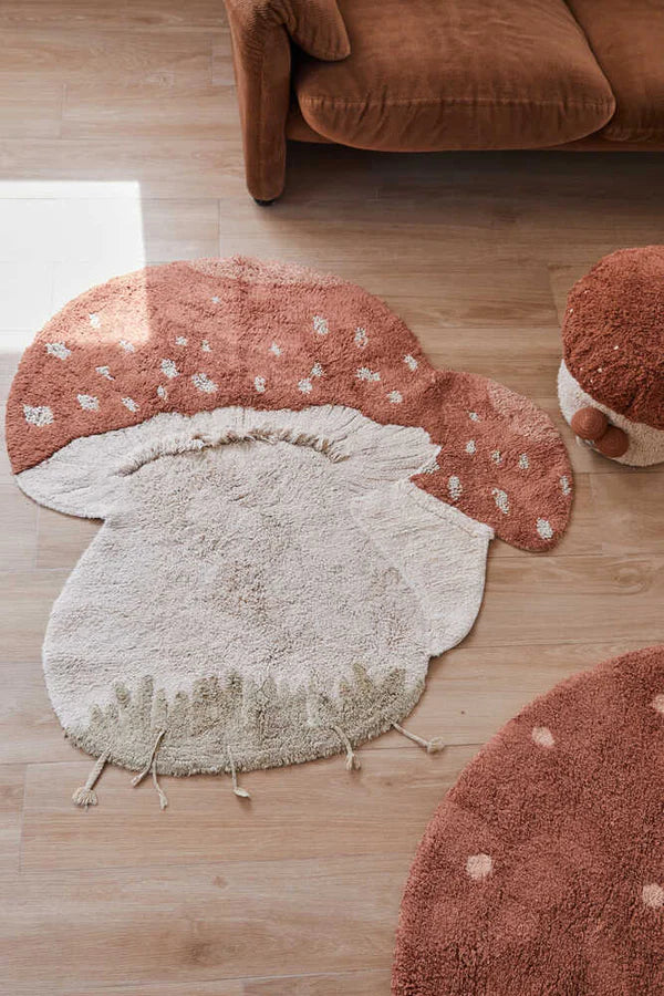 Boletus Washable Rug by Lorena Canals