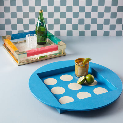 Oslo Leather Tray by Jonathan Adler