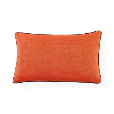 Pompidou Tangerine Path Pillow by Jonathan Adler