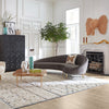 Ether Curved Sofa by Jonathan Adler