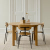 Comfort Circle Dining Table with extension by Umage