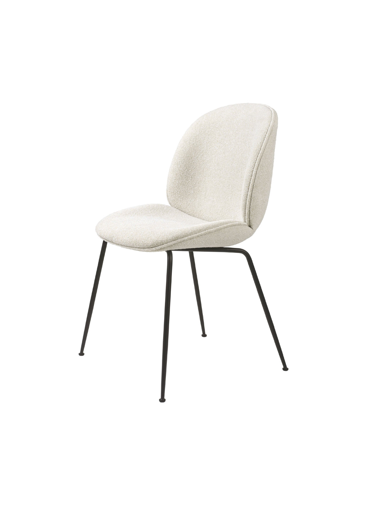 Beetle Dining Chair - Fully Upholstered - Conic Base by Gubi