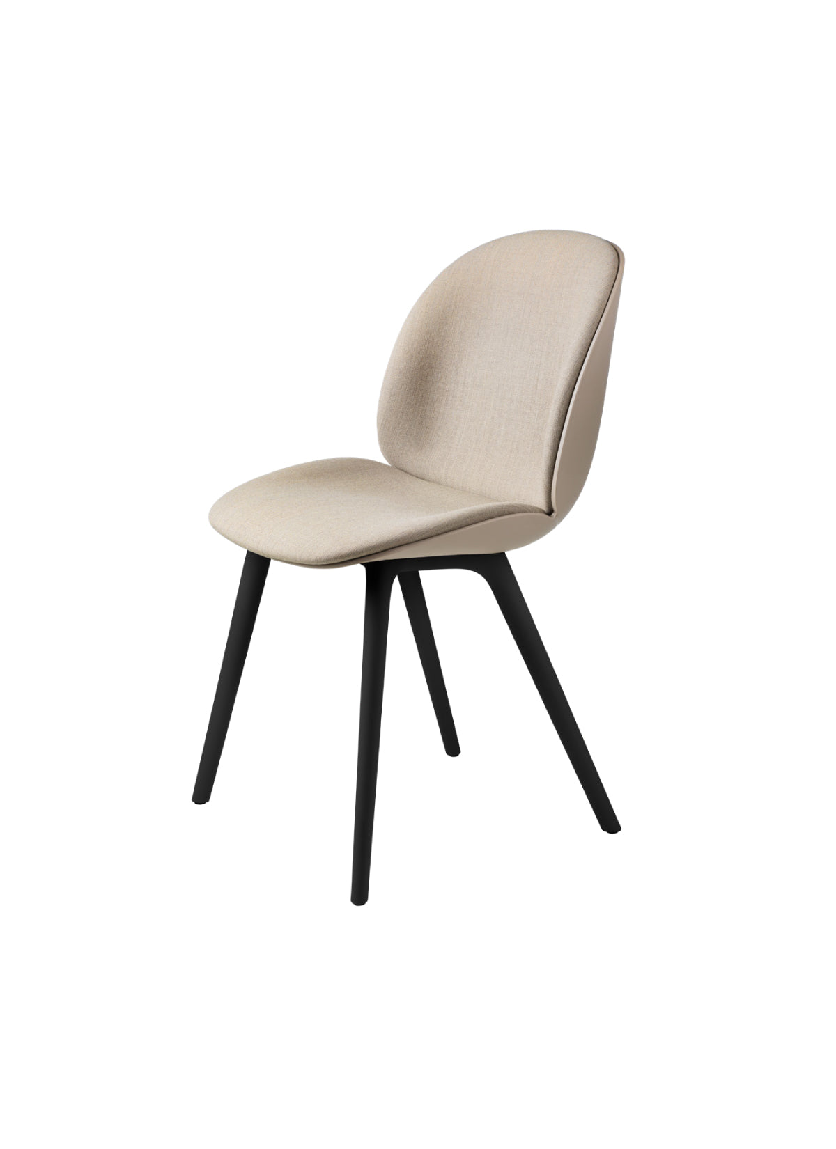 Beetle Dining Chair - Front Upholstered - Plastic Base by Gubi