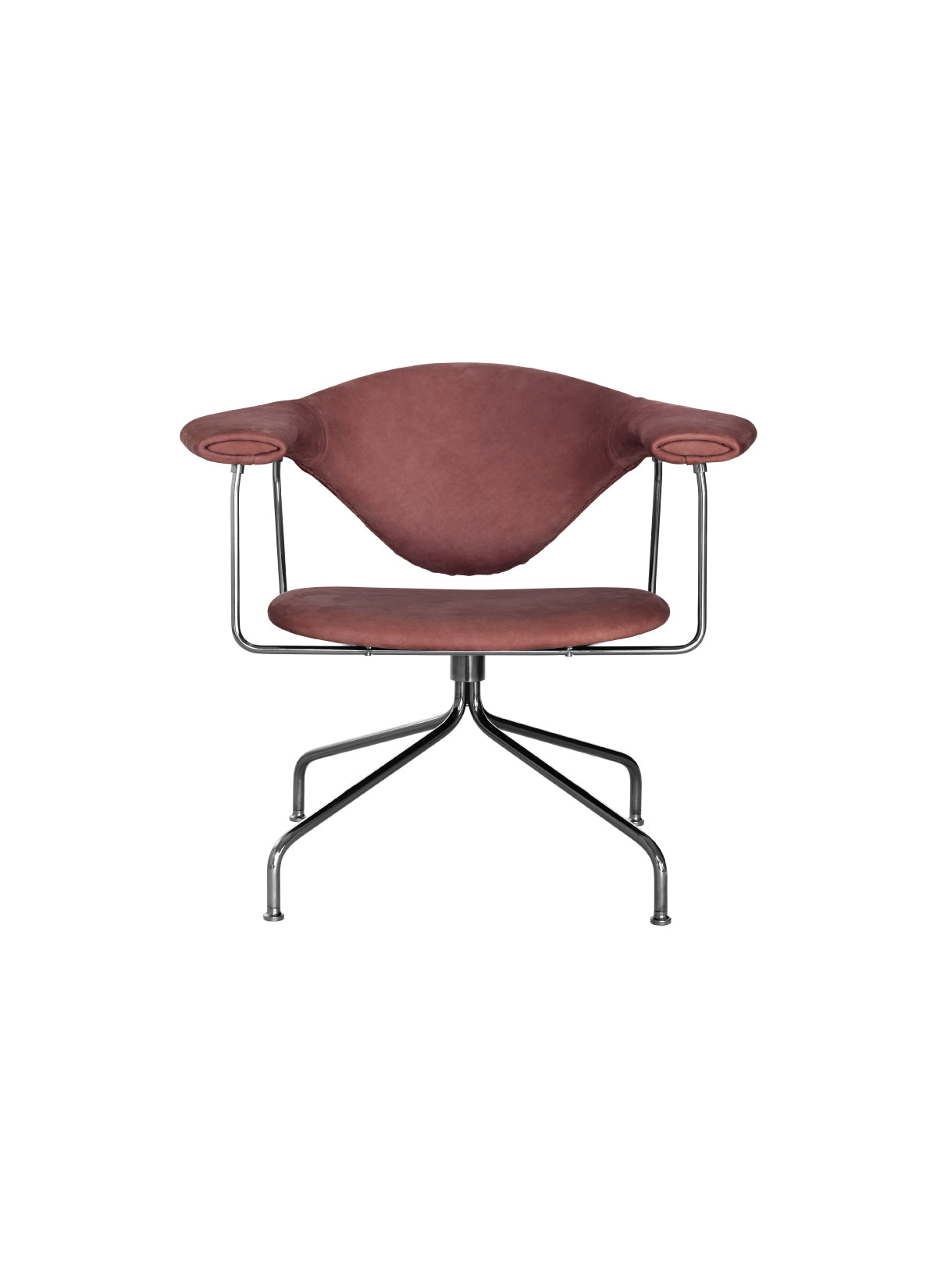 Masculo Lounge Chair - Swivel base by Gubi