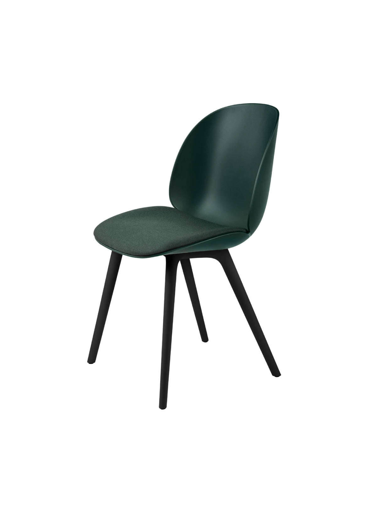 Beetle Dining Chair - Seat Upholstered - Plastic Base by Gubi