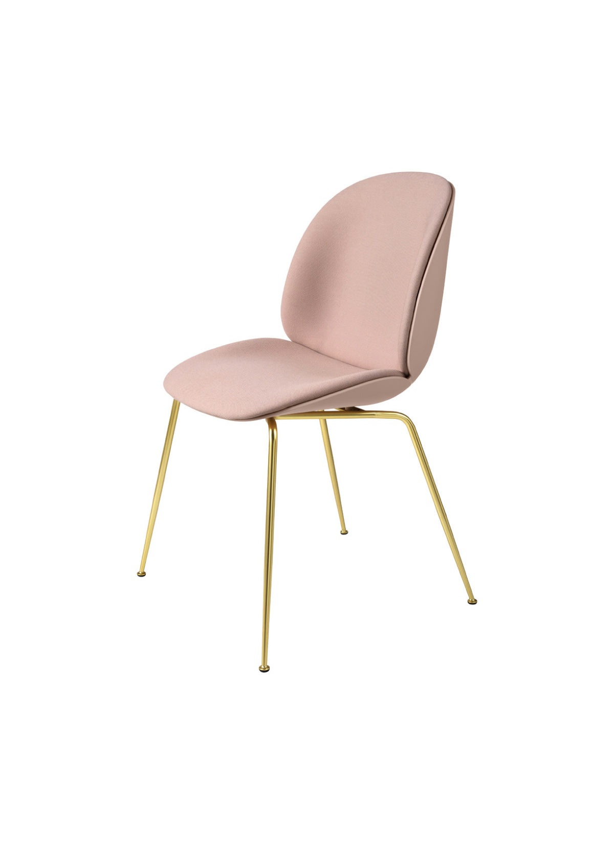 Beetle Dining Chair - Front Upholstered - Conic Base by Gubi