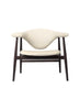 Masculo Lounge Chair - Wood Base by Gubi