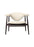 Masculo Lounge Chair - Wood Base by Gubi