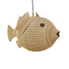 Wicker Blowfish Pendant - Large by Jonathan Adler