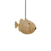 Wicker Blowfish Pendant - Small by Jonathan Adler