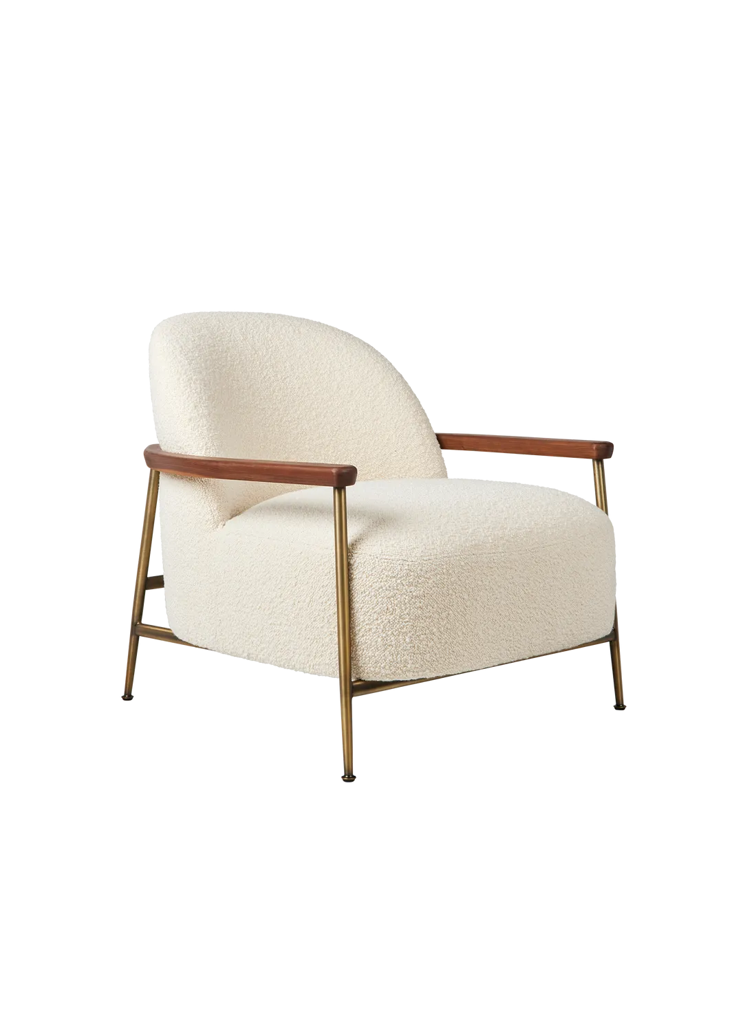 Sejour Lounge Chair with Armrest by Gubi