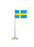 Flagpole with Swedish Flag by Skultuna (AS IS)