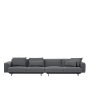 In Situ Modular Sofa 4-Seater Configurations by Muuto