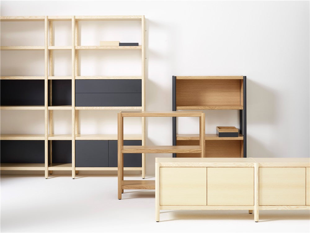 Cavetto Shelving Unit L390 with 6 Shelves by Karl Andersson & Söner