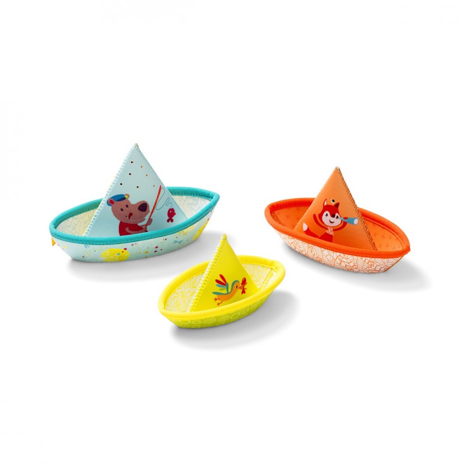 Bath Fun - 3 Little Boats by Lilliputiens