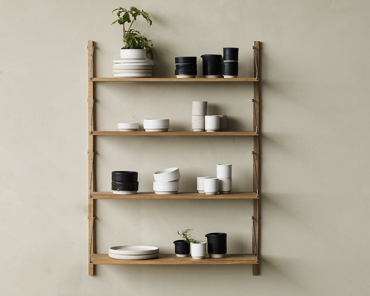 Shelf Library Natural Sections by Frama Denmark