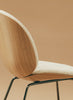 Beetle Dining Chair - Front Upholstered - Conic Base - Veneer Shell by Gubi