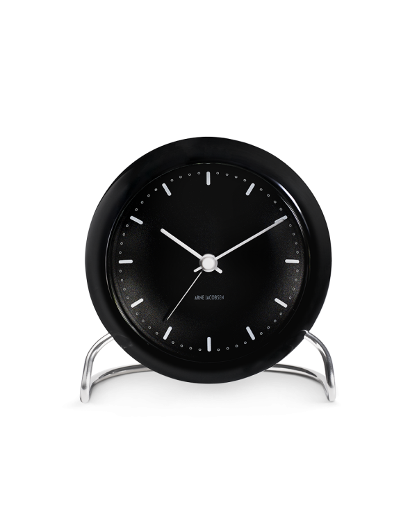 City Hall Alarm Table Clock by Arne Jacobsen