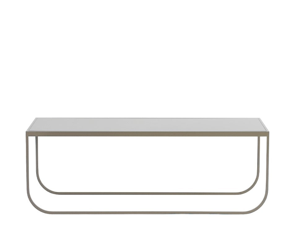 Tati Lounge 120 Table with Glass Top by Asplund