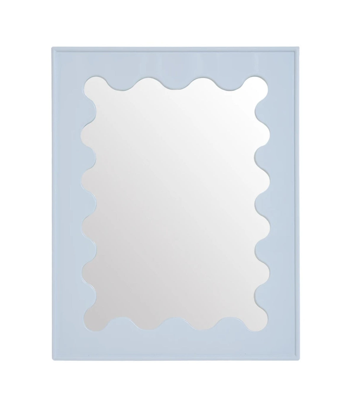 Ripple Lacquer Mirror by Jonathan Adler