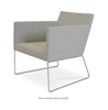 Harput Wire Lounge Sled Chair by Soho Concept