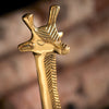 Brass Giraffe Andirons by Jonathan Adler