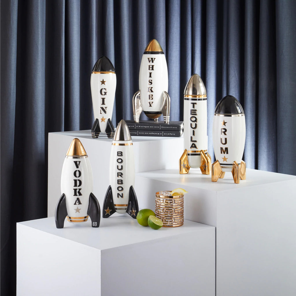 Bourbon Rocket Decanter by Jonathan Adler — The Modern Shop