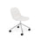 Fiber Side Chair Swivel Base w. Casters – Upholstered Shell by Muuto