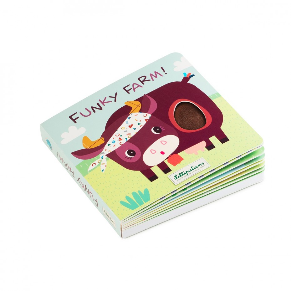 Funky Farm Touch Book by Lilliputiens