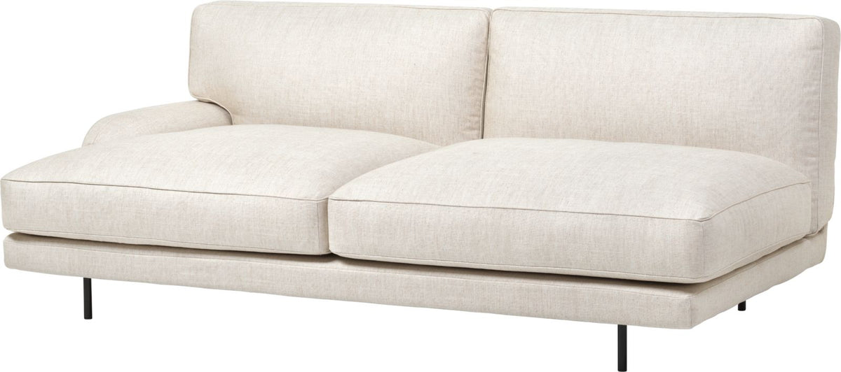 Flaneur Modular Sofa - 2-Seater Module with Right Armrest by Gubi
