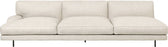 Flaneur Modular Sofa - 3-Seater Module with Right Armrest by Gubi