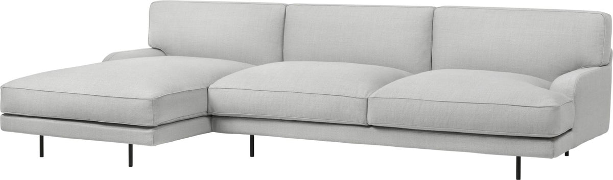 Flaneur Modular Sofa - Chaise Lounge w/ Left Armrest Module by Gubi