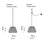 Ralph Suspension Lamp by ZANEEN design