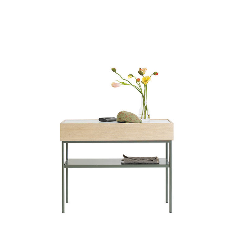 Luc Console 100 Oak with Marble Top by Asplund