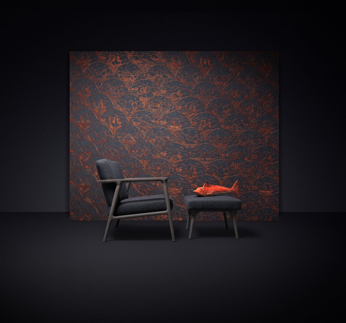 Zio Lounge Chair & Footstool by Moooi