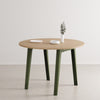 New Modern Round Dining Table with Wooden Top by Tiptoe