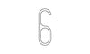 VM-001 House Numbers Aluminum by LIXHT (Made in Canada)