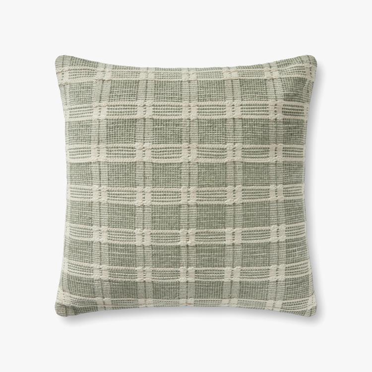 Madera Pal0004 Green Pillow by Amber Lewis × Loloi