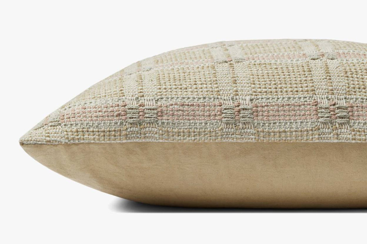 Cypress Pal0005 Ivory / Beige Pillow by Amber Lewis × Loloi