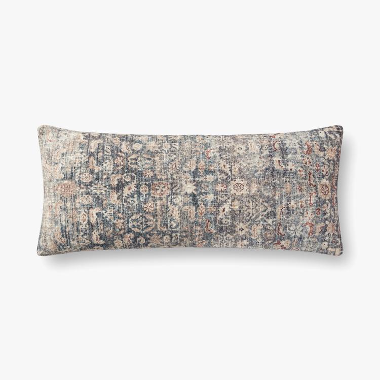 Montara Pal0012 Denim / Natural Pillow by Amber Lewis × Loloi