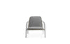 Pad Low Back Lounge Chair (Grey Steel Frame) by Normann Copenhagen