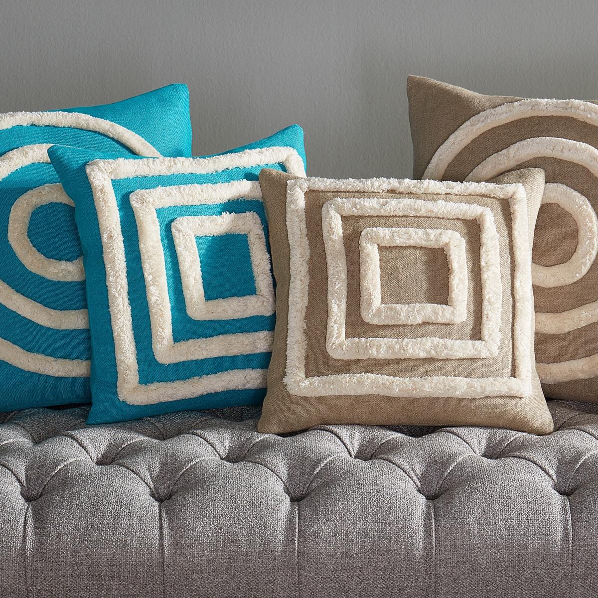 Pimlico Squares Pillow by Jonathan Adler