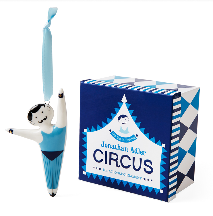 Circus Ornament Mr. & Ms. Tightrope Walker by Jonathan Adler
